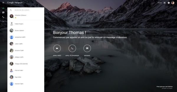 Une version desktop pour Google Hangouts
