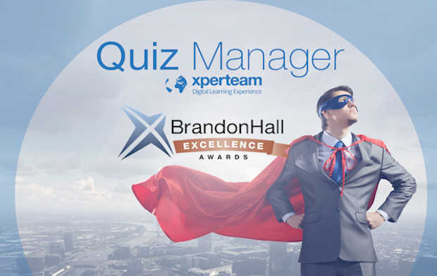 Quiz Manager d’XPERTEAM récompensé par Brandon Hall | Thot Cursus