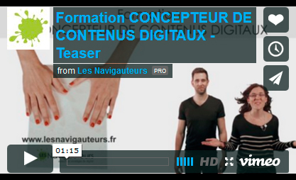 Formation Concepteur de contenus digitaux