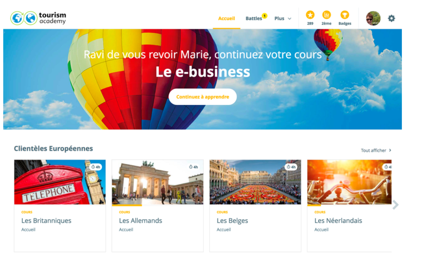 Tourism Academy : spécialisé dans la formation digitale des professionnels du tourisme, réalise une levée de fonds de 500 000 euros. | Le Quotidien du Tourisme