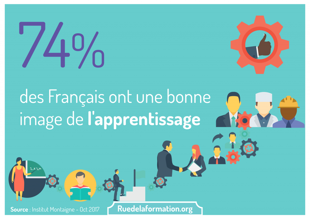 L’apprentissage plébiscité par les français – ruedelaformation.org : ruedelaformation.org