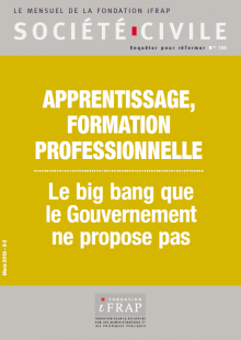 Apprentissage, formation professionnelle : le big bang que le gouvernement ne propose pas | Fondation IFRAP