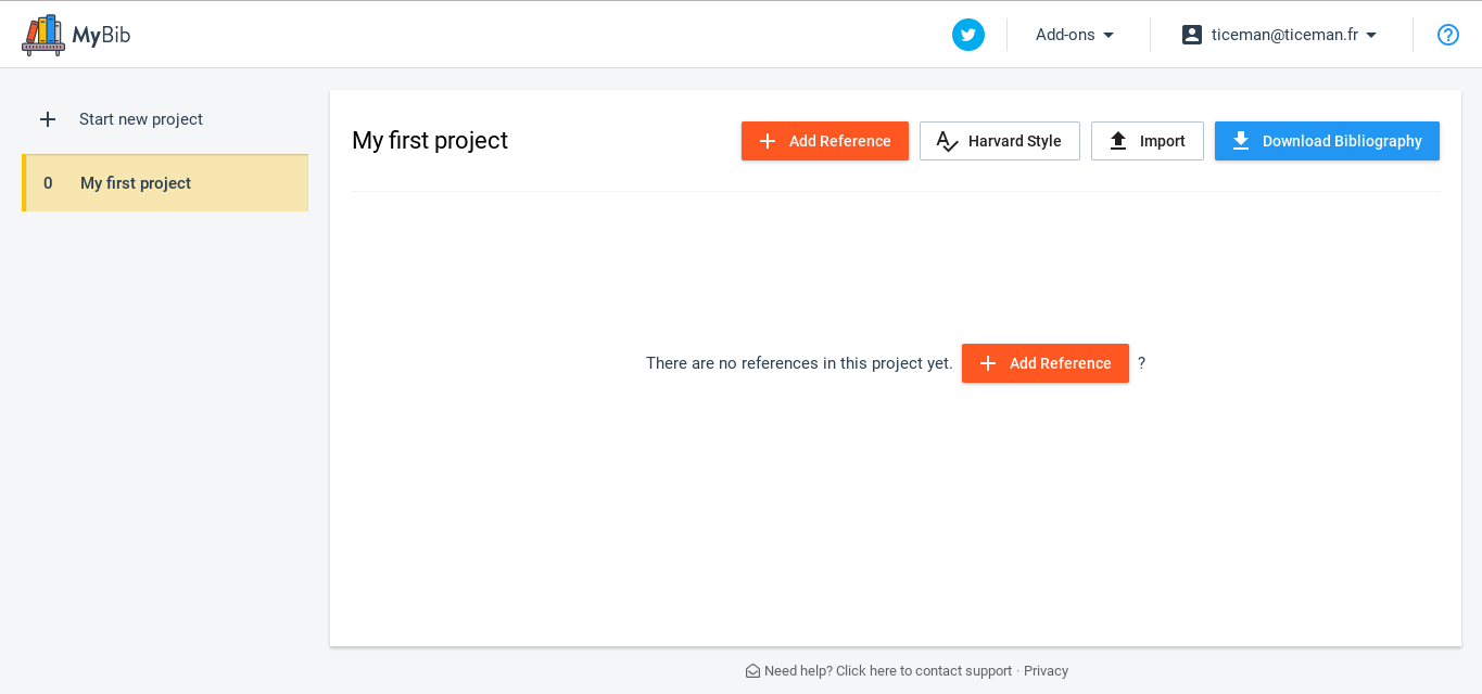 MyBib: créez vos bibliographies et sitographies — Ticeman