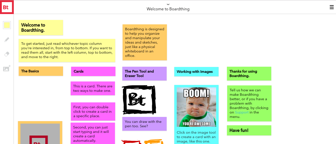 Boardthing: un tableau à post it collaboratif convaincant — Le coutelas de ticeman