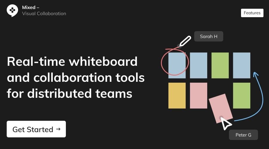 Mixed. Tableau blanc en ligne pour le travail collaboratif à distance — Les outils collaboratifs