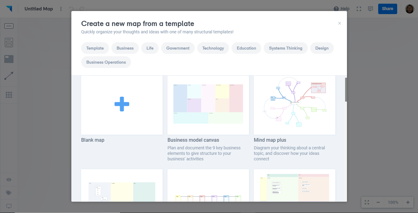 Plectica: vos cartes mentales et diagrammes collaborativement (ou pas) — Le coutelas de Ticeman