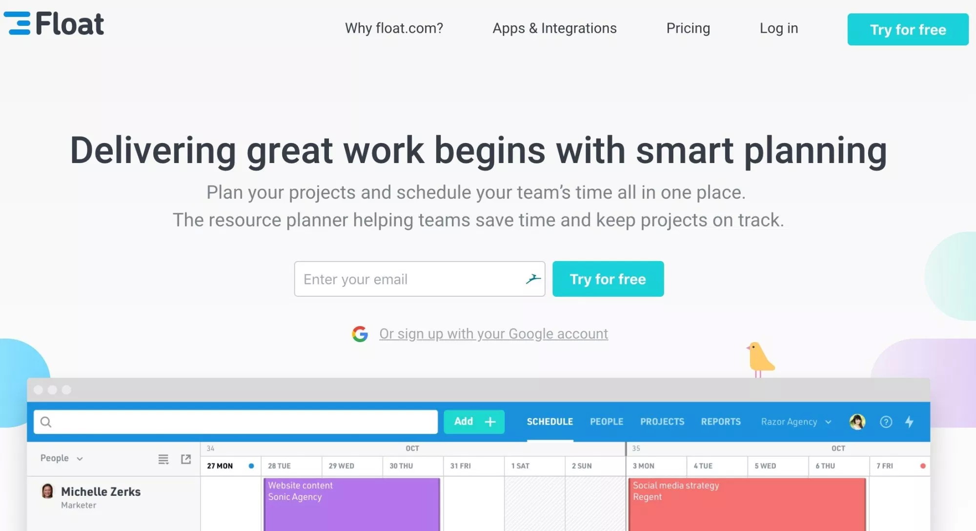 Float. Outil de planification intelligente pour le travail collaboratif — Les outils Collaboratifs