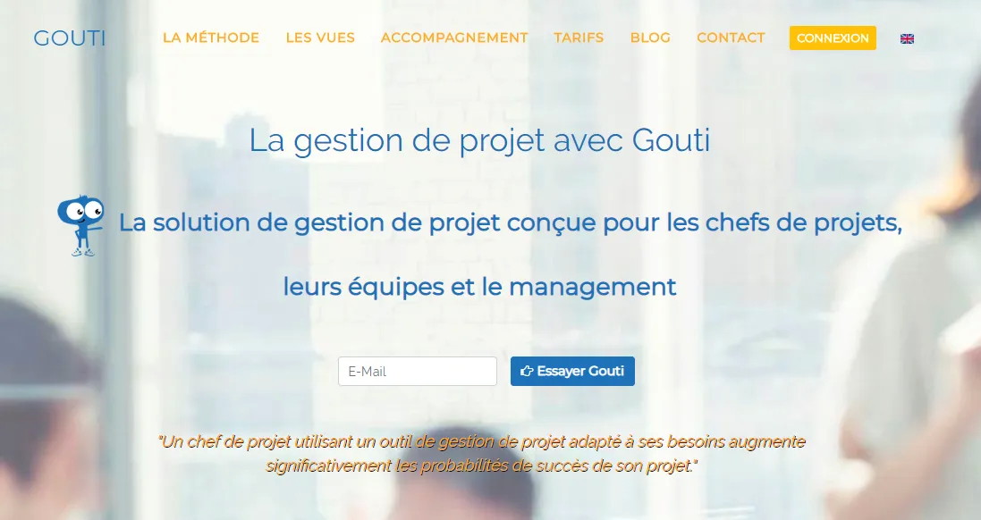 Gouti. Une solution complète pour les chefs de projet et leurs équipes — Outils collaboratifs