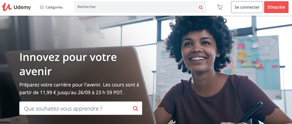 « Udemy est la seule place de marché du monde en e-learning » — HeadWay