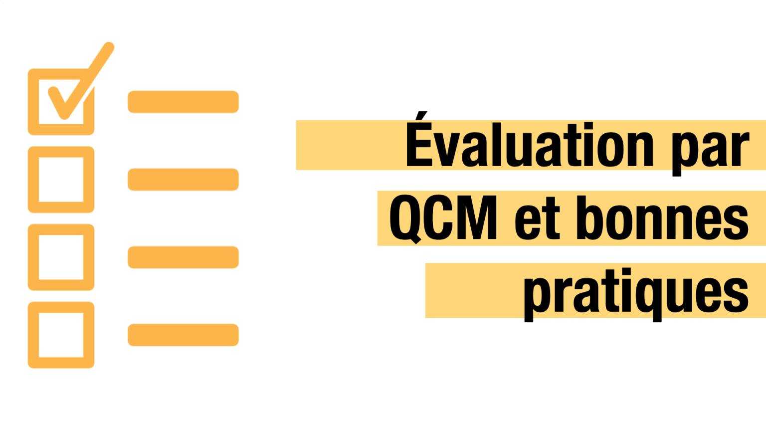 Évaluation par QCM et bonnes pratiques — Sydologie