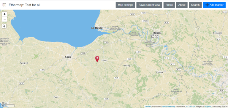 Ethermaps : Créer collaborativement des cartes minimalistes. — Ticeman