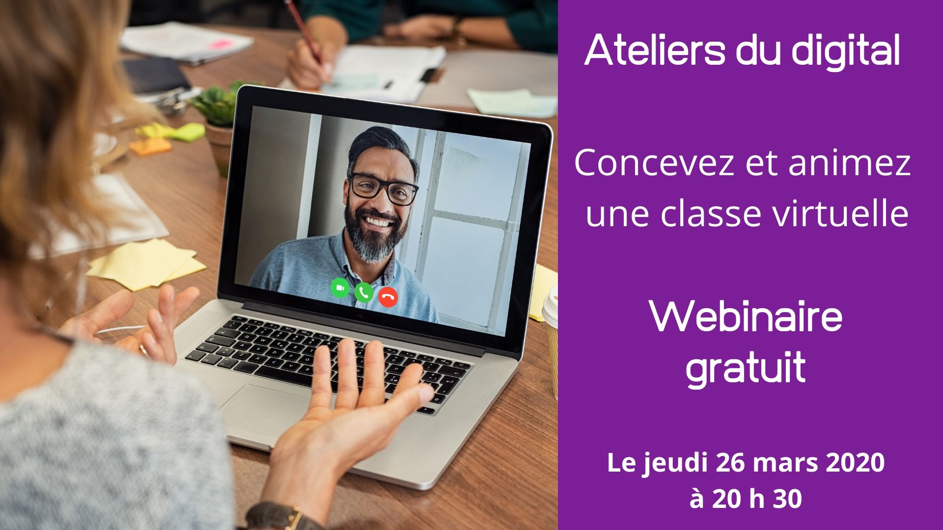 Webinaire : Concevez et animez une classe virtuelle — Formation 3.0