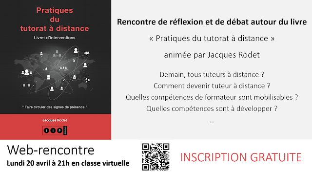 Web-rencontre autour du livre « Pratiques du tutorat à distance » — blog de t@d