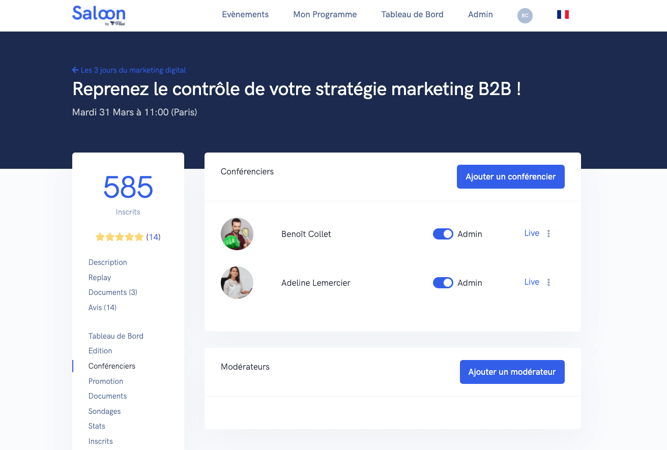 Saloon : la plateforme d’organisation d’événements B2B en ligne qui cartonne — Siècle digital