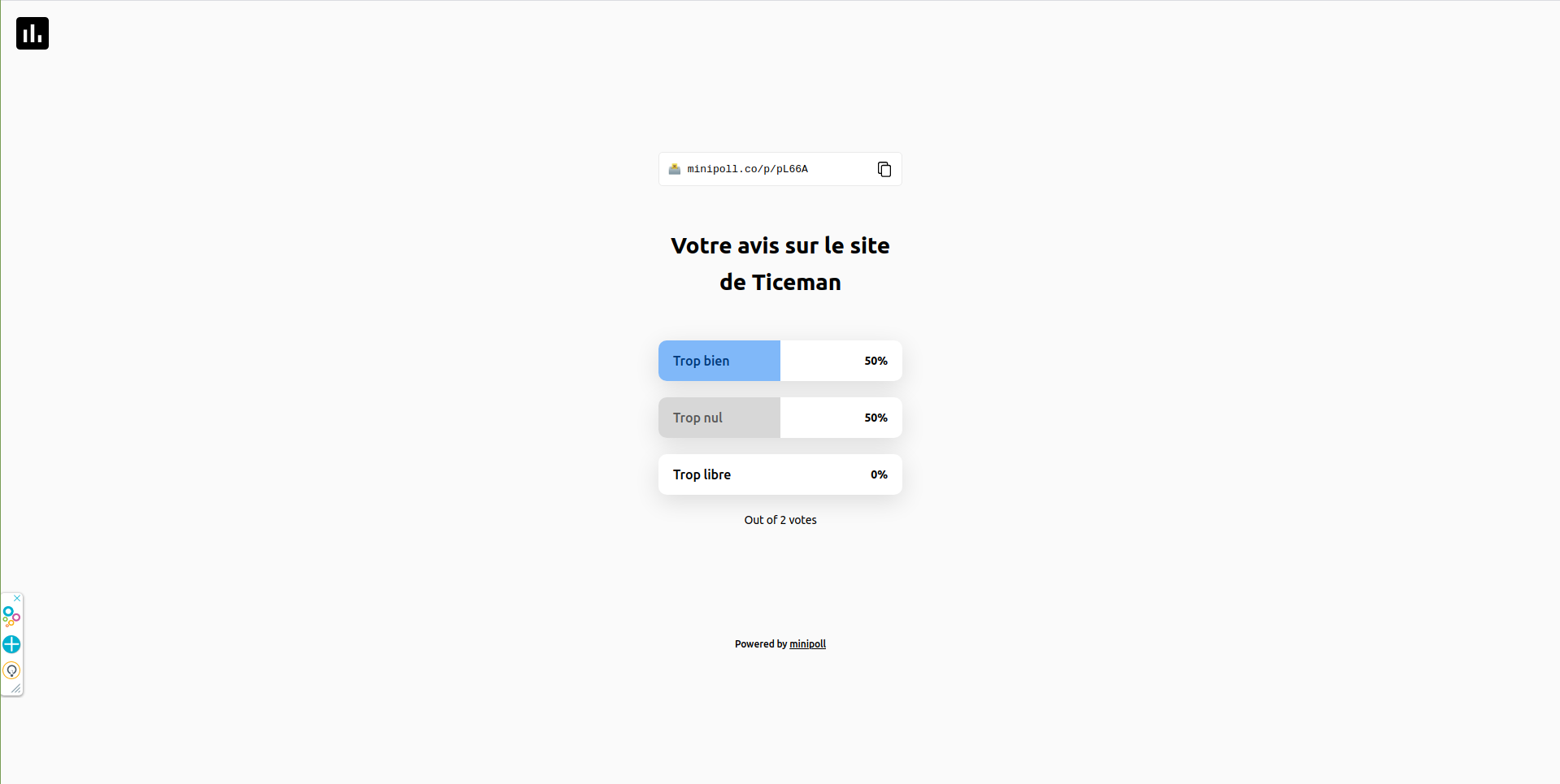 Minipoll : besoin d’organiser un sondage en quelques secondes ? — Ticeman