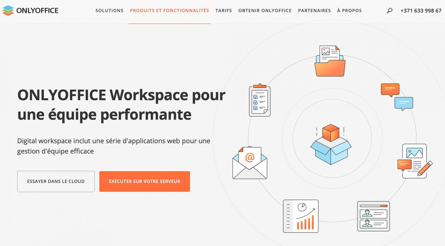 ONLYOFFICE Workspace. Une solution de travail collaboratif open source à la carte — Outils Collaboratifs