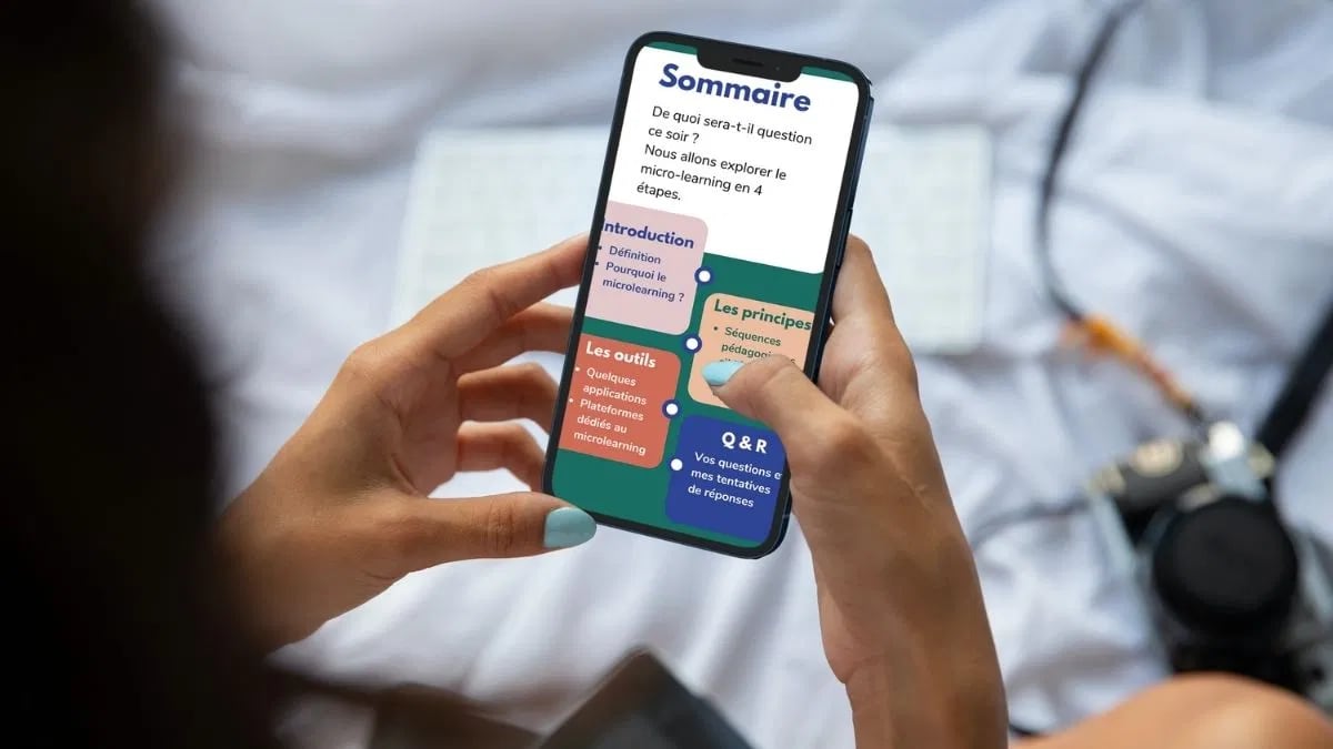 Présentation pour microlearning : le « mobile first » de Canva — Formation 3.0