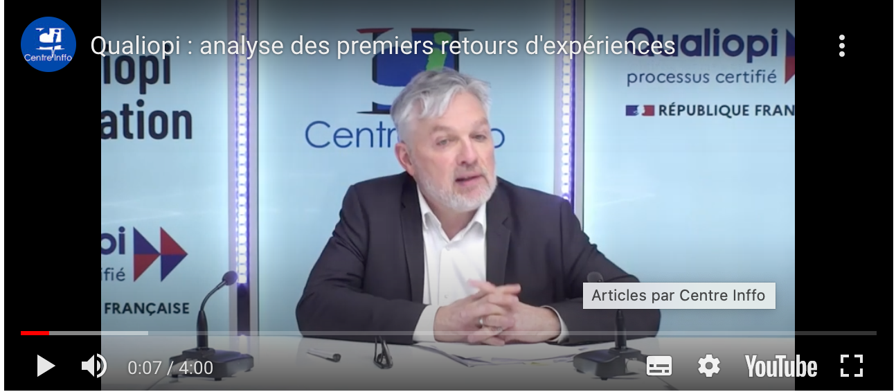 Qualiopi : analyse des premiers retours d’expériences — Centre inffo