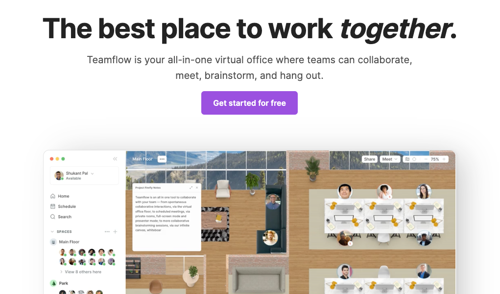 TeamFlow. Un excellent bureau virtuel pour le travail collaboratif — Outils collaboratifs