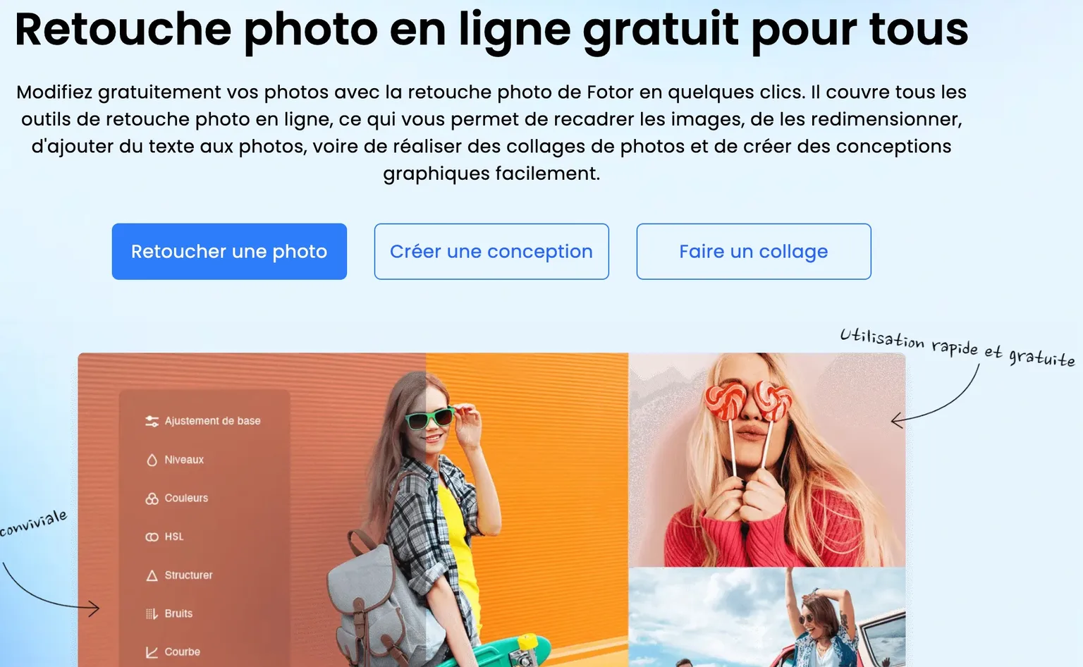 Fotor. Une bonne trousse à outils pour retoucher les photos en ligne — Outils TICE