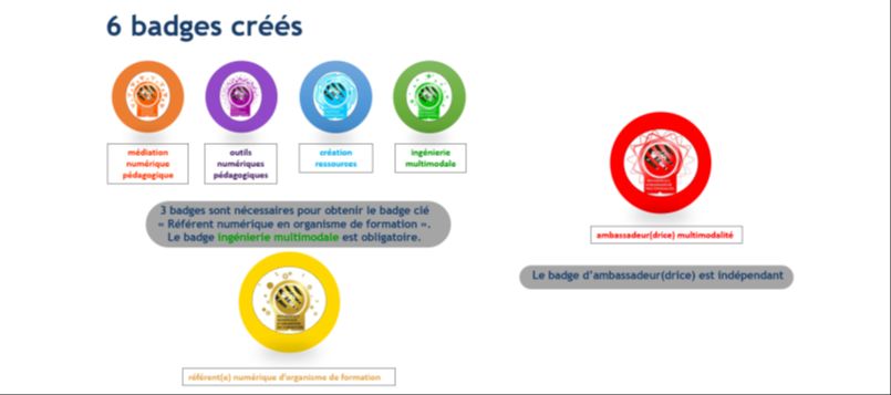 Les badges du référent numérique d’organisme de formation — Thot Cursus