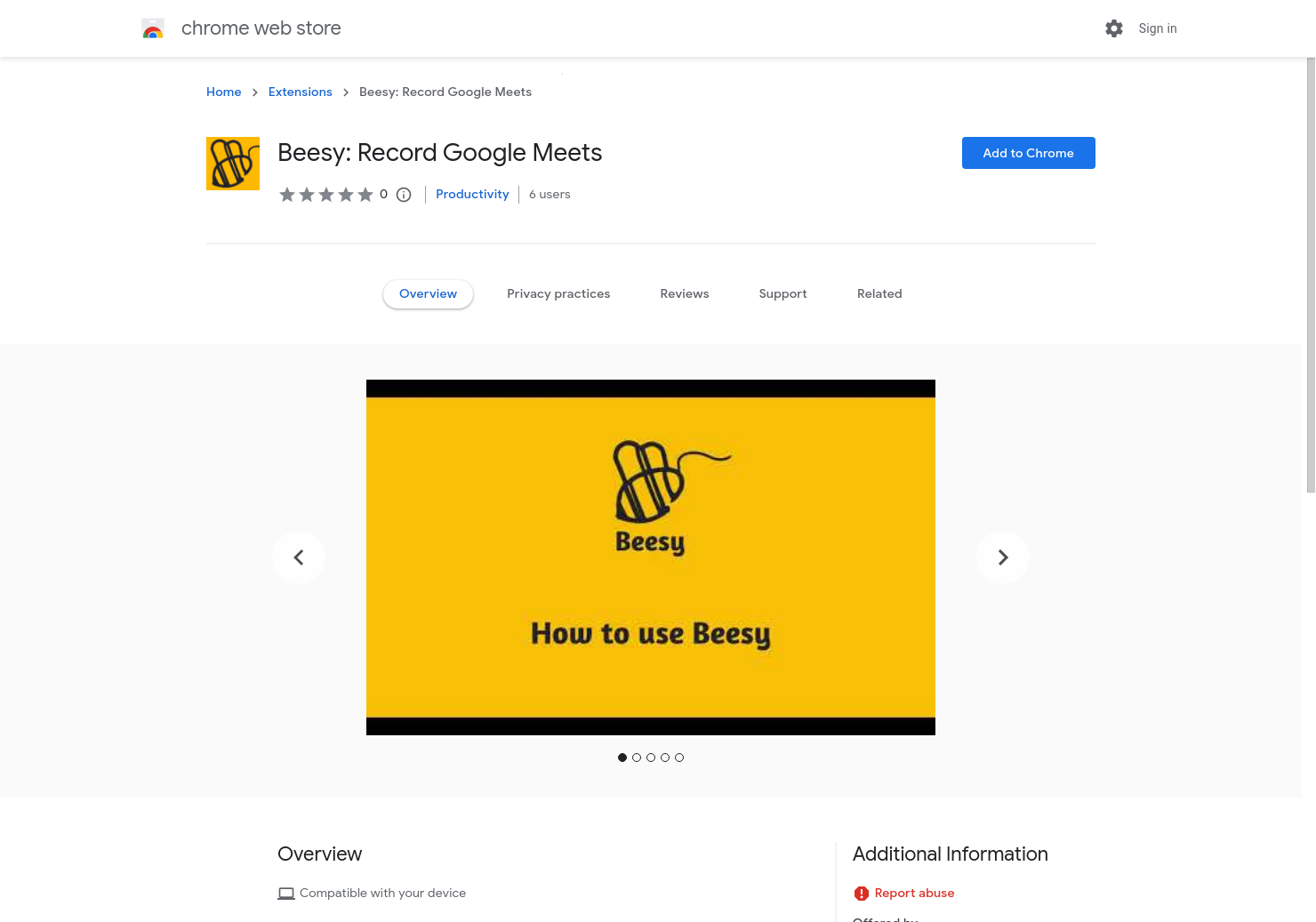 Beesy. Enregistrer gratuitement vos réunions Google Meet — Outils Collaboratifs