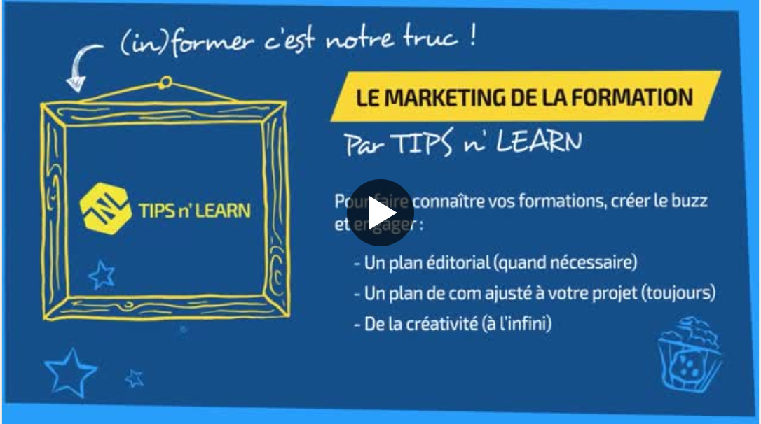 Le marketing de la formation by TIPS n’​ LEARN