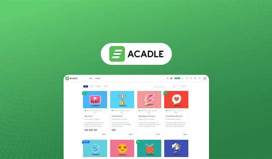 Acadle : l’outil ultime pour créer, gérer et diffuser du contenu de formation en ligne — Siècle Digital