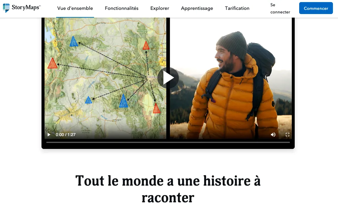 Storymaps. Raconter des histoires avec des cartes — Outils TICE