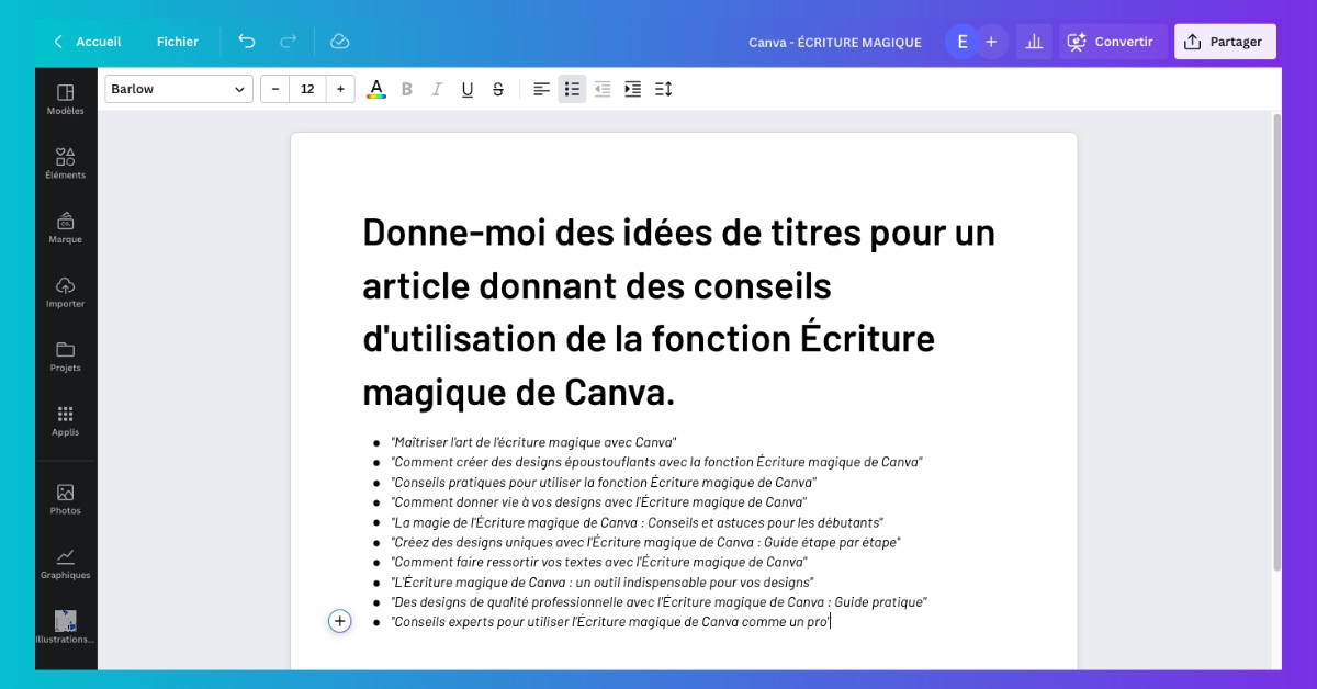 Canva : 6 astuces pour utiliser l’outil Écriture magique — Blog du formateur